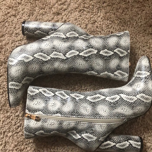fashion nova snake boots